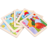 Wooden jigsaw puzzles