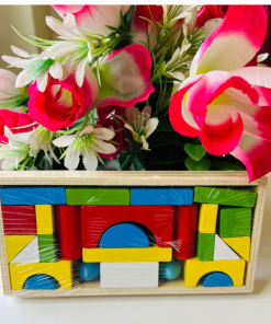 Wooden building blocks