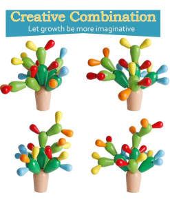 Wooden Cactus Toy