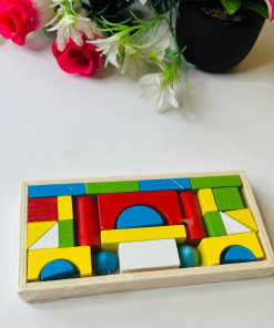 Wooden building blocks