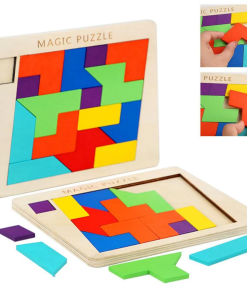 Geometric Tangram Brain Teasers