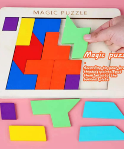 Geometric Tangram Brain Teasers