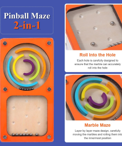 Pin Ball 2 in 1 Maze Game