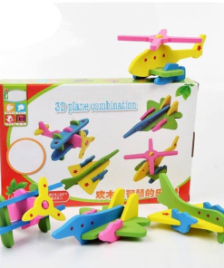 3d plane assembly toy