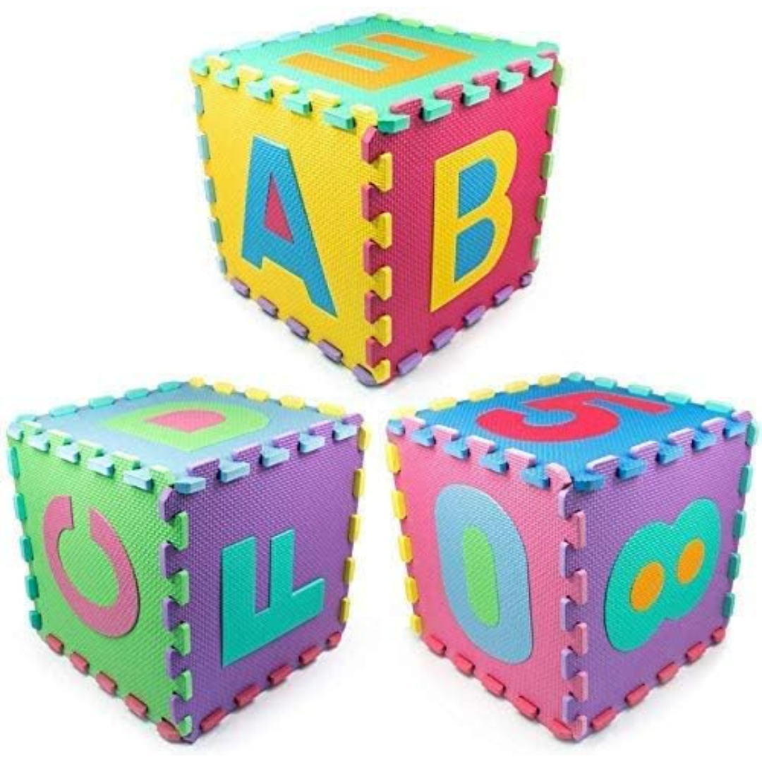 Eva foam mat alphabet and numbers