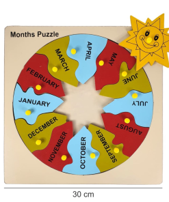 Months knob board
