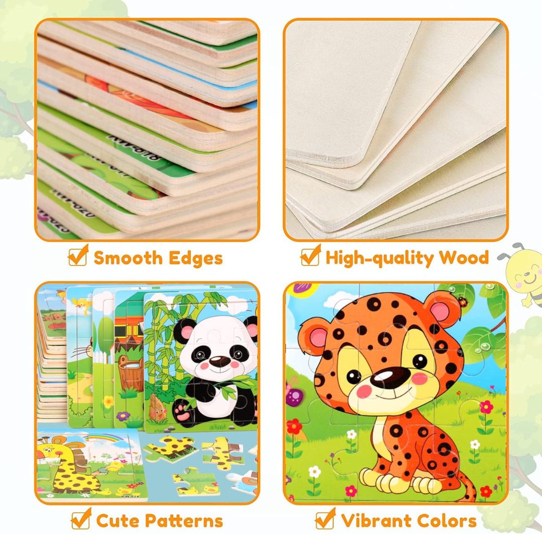 jigsaw puzzle with base image
