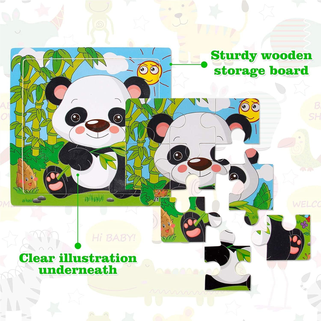 jigsaw puzzle with base image