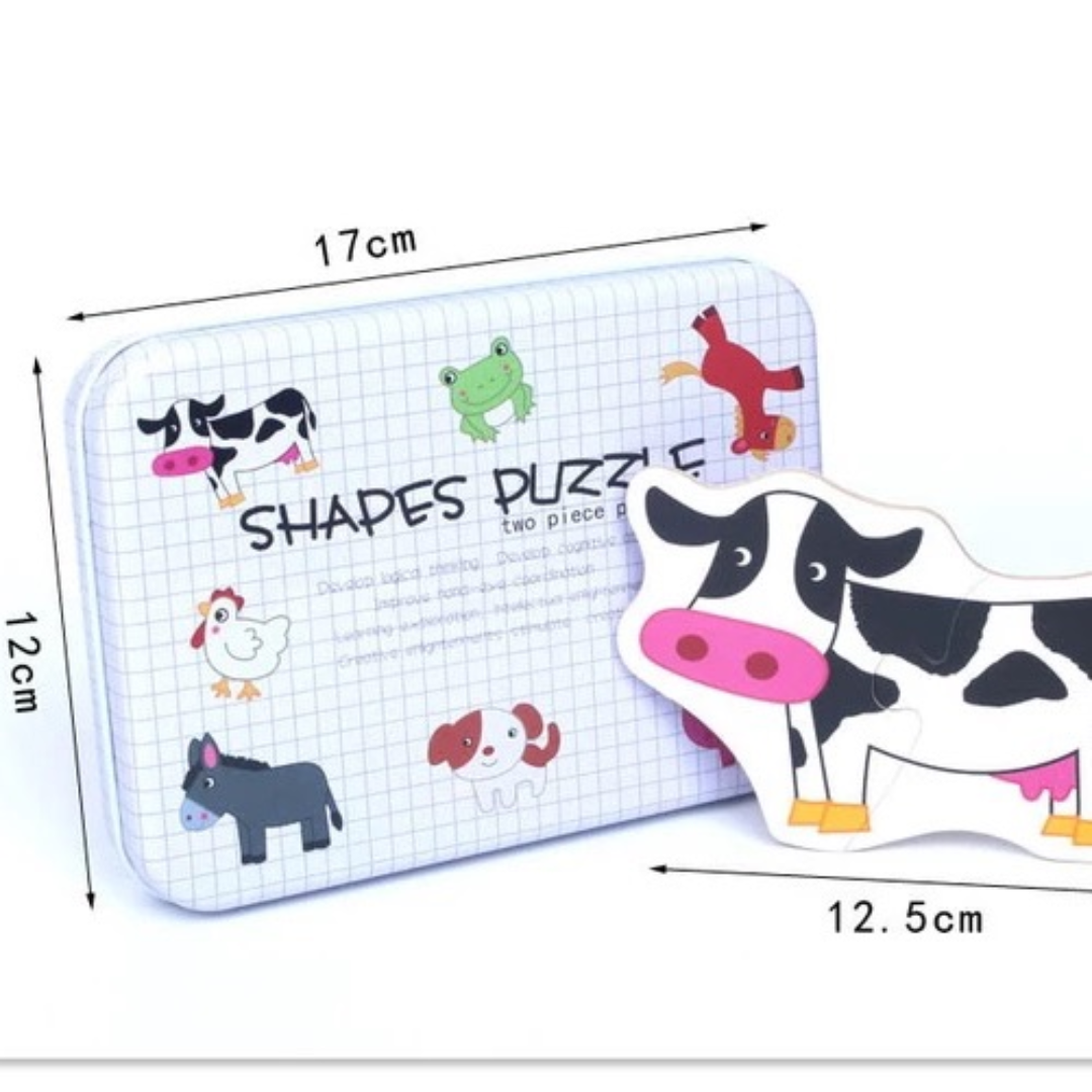 2pc puzzle with tin