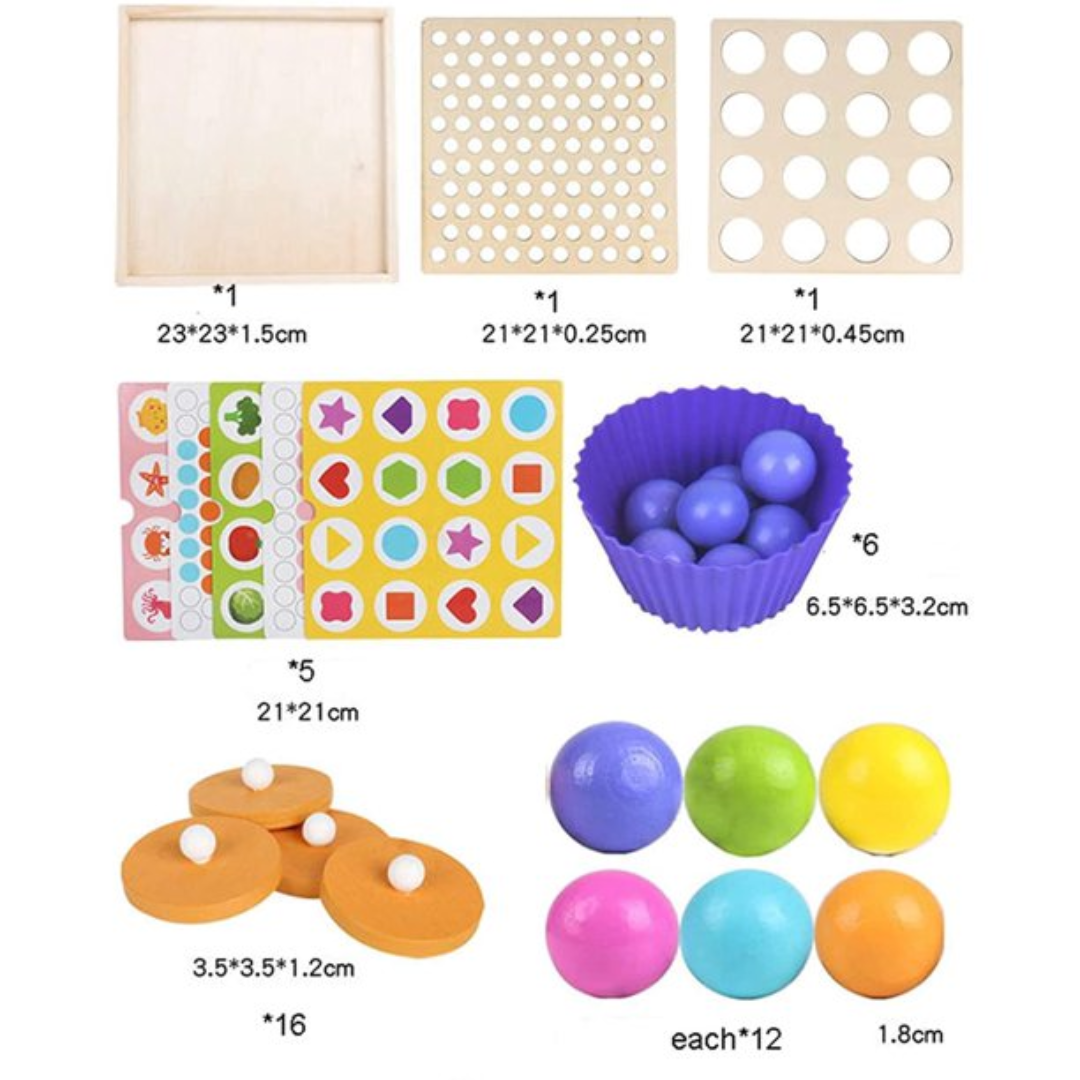 Beaded memory game