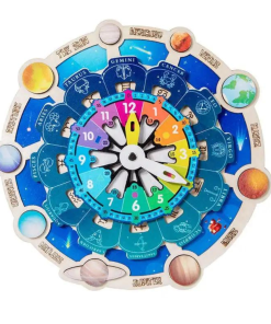 Planetary Constellation Clock Cognition Wooden