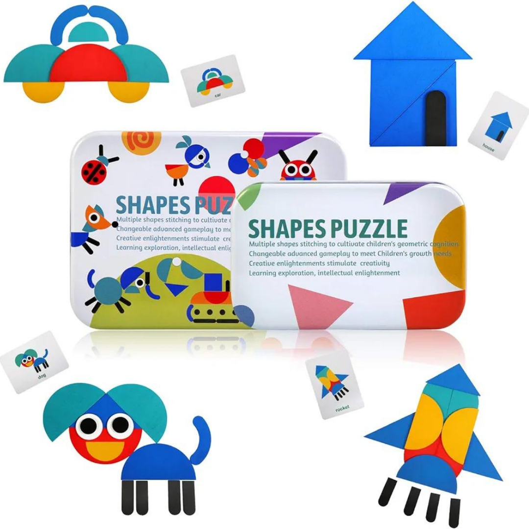 Shapes pattern matching puzzle