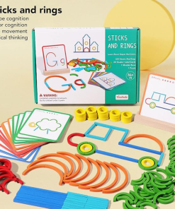 Sticks and rings puzzle