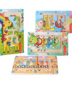 Magnetic maze game