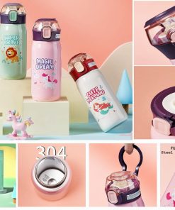 Stainless Steel Insulated Sipper Water Bottles (550 ml)