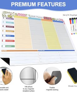 A4 Magnetic Weekly Planner Whiteboard (only planner)