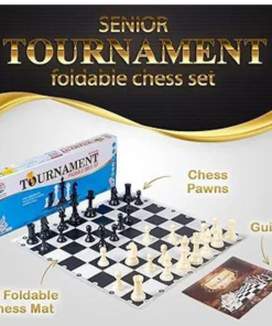 Tournament Chess Set Senior 17" x 17" Rollable