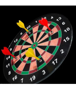 Small Magnetic Dartboard Board Game Set with 4 Magnetic Darts