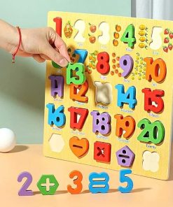 Wooden Number Puzzles