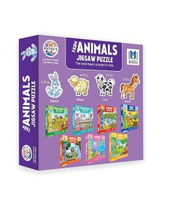 Kids jigsaw puzzle beginner (set of 4 in a box)