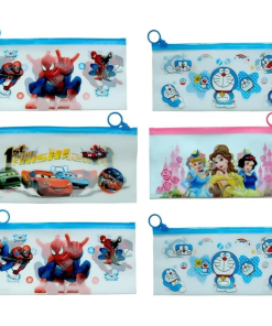 Transparent Stationery Zip Pouch (2pc)
