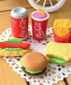 3D Fast Food Eraser (SET OF 2)