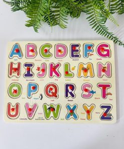 Alphabets knob board