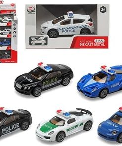 Mini Die cast metal police car (1pc)