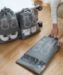 Shoe Bags for Travel - Set of 2 - Random colours