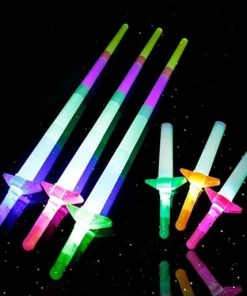 Flashing LED Light Expandable Sword (1pc)