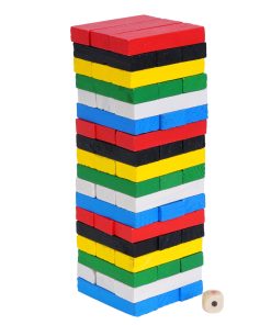 Wooden color Jenga small