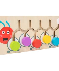 Caterpillar Color Match Maze Game