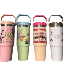 Cartoonistic Stainless Steel Tumbler (890ml) - 1pc