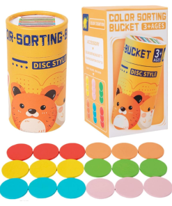 Color Sorting Bucket - Coins