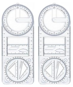 Multifunctional Geometric Ruler (1pc)