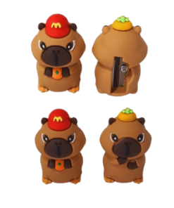 2 in 1 Capybara Sharpener with eraser (1pc)