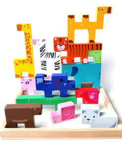 Wooden Animal Traffic Creative Puzzle
