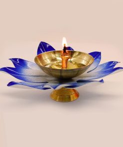 Lotus Brass Diya